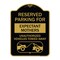 Signmission Reserved Parking for Expectant Mothers Unauthorized Vehicles Towed Away, A-DES-BG-1824-23105 A-DES-BG-1824-23105 - alternate 1